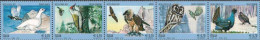 Italy Italia 2013 Birds Of Alps Set Of 5 Stamps In Strip MNH - 2011-20: Mint/hinged