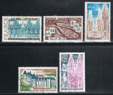 FRANCE : N° 1806-1807-1808-1809-1810 Oblitérés (Série Touristique) - PRIX FIXE - - Used Stamps