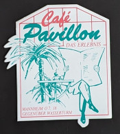 AUTOCOLLANT CAFÉ PAVILLON - DAS ERLEBNIS - MANNHEIM ALLEMAGNE DEUTSCHLAND GERMANY - Stickers