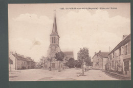 CP - 53 - Saint-Pierre-des-Nids - Place De L'Eglise - Otros & Sin Clasificación