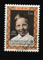 Liechtenstein 1970 25th Anniversary Red Cross Of Liechtenstein Featuring Prince Wentzel Used - Koniklijke Families