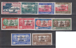 Wallis Et Futuna N° 77 à 86 Avec Charnières - Unused Stamps