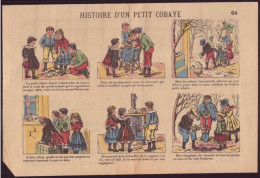 FEUILLE PUBLICITAIRE HISTOIRE D UN PETIT COBAYE CHAUSSURE PIEDALLU ORLEANS - Advertising