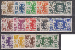 Wallis Et Futuna N° 133 à 146 Avec Charnières - Unused Stamps