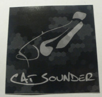 THEME PECHE : AUTOCOLLANT CAT SOUNDER - Aufkleber