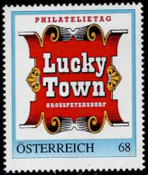PM  Philatelietag  Grosspetersdorf - Lucky Town Ex Bogen Nr.  8126232  Vom 21.3.2018 Postfrisch - Personalisierte Briefmarken