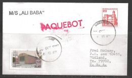 1987 Paquebot Cover,  Germany Stamps Used At Essex Coast, UK - Lettres & Documents
