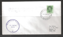1984 Paquebot Cover, Netherlands Stamps Used In Fremantle WA, Australia - Cartas & Documentos