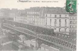 PARIS ( 19eme ) - Le Métro  - Boulevard De La Villette - Metro