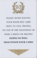 STATI UNITI  KEY HOTEL  The Waldorf Astoria - Hotel Keycards