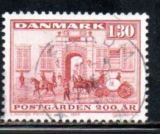 DANEMARK DANMARK DENMARK DANIMARCA 1979 NATIONAL POSTAL SERVICE ROYAL MAIL GUARDS' COPENHAGEN 130o USED USATO OBLITERE' - Usado