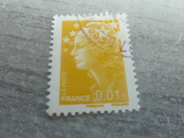 Marianne De Beaujard - 0.01 € - Yt 4226 - Jaune - Oblitéré - Année 2008 - - Used Stamps