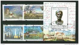 POLAND 1998 MICHEL No: 3737-3740;bl.134 USED - Used Stamps