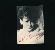 1963 Des Disques RCA Format Carte Postale - Autographe Chanteuse Rita Pavone Jeune - Música Y Músicos