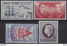1957 Ross Dependency 4v. MNH SG. N. 1/4 - Sonstige & Ohne Zuordnung
