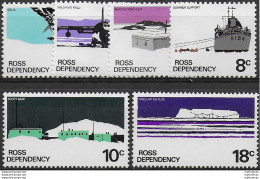 1972 Ross Dependency Landscapes 6v. MNH SG. N. 9a/14a - Altri & Non Classificati