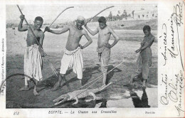 EGYPTE La Chasse Aux Crocodiles - Andere & Zonder Classificatie