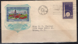 1939 Staehle First Day Cover - World's Fair - Independence Hall - 1851-1940