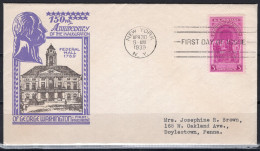 1939 Staehle First Day Cover - Washington President Inauguration - 1851-1940