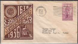 1936 Staehle First Day Cover - Rhode Island - 1851-1940