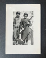 Photo Ancienne Algérie Aïn Beïda Américains  1943  États-Unis Usa Ww2 ( Ref Alb2 ) - War, Military