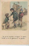 CPA Enfants Dans La Rue,Poulbot - Poulbot, F.