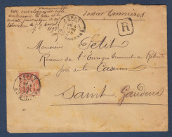 Haute Garonne - Enveloppe Recommandée De ASPET - 1877-1920: Periodo Semi Moderno