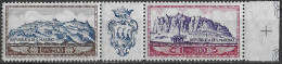 1958 San Marino Mount Titan Airmail 2v. MNH Sassone N. 119/120 - Other & Unclassified