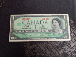 1967 BILLET CANADIEN DE 1 DOLLAR TRES JOLI CRISP (UNC) - Altri & Non Classificati