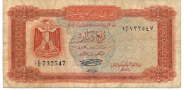 LIBYA P33b 1/4 DINAR 1971   FINE - Libië