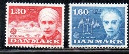 DANEMARK DANMARK DENMARK DANIMARCA 1980 EUROPA CEPT COMPLETE SET SERIE COMPLETA MNH - Unused Stamps