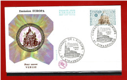 F.D.C - 1971 - N° 1677 - ENVELOPPE PREMIER JOUR - 8 MAI 1971 - STRASBOURG - EUROPA  - COTE : 3.00 € - 1970-1979