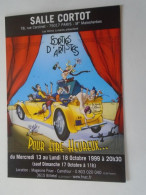 D203283  CPM Carte Postale "Cart'Com" (1999) Sorties D'Artistes (Pour être Heureux...) Salle Cortot - Advertising