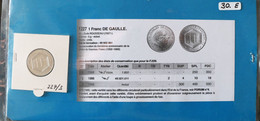 1 Franc De Gaulle Sans Différents - Gedenkmünzen