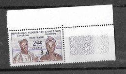 CAMEROUN 1961 YT 332  NEUF** TB RÉUNIFICATION SURCHARGÉS. - Kameroen (1960-...)
