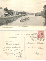 77 - THORIGNY - Quai De Marne   (animée-péniche) - Autres & Non Classés