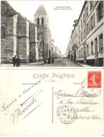 77 - ROZOY-EN-BRIE (Rozay) - Eglise Et Rue De Paris - Rozay En Brie