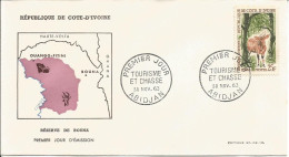 Côte D'Ivoire  FDC 1er Jour 1963  Tourisme Et Chasse   N°Y&T  218 - Costa D'Avorio (1960-...)