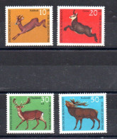 ALLEMAGNE - GERMANY - 1966 - BIENFAISANCE - CHARITY - CERVIDES - DEERS - - Unused Stamps