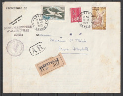 Lettre Recommandée Ar Suspension Du Permis De Conduire ,Albertville 1973-74 Ss Prefecture - Cartas & Documentos