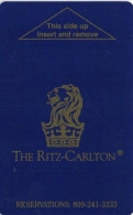 STATI UNITI  KEY HOTEL  The Ritz-Carlton - Reservations: 800-241-3333 (blue) Saflok - Hotelkarten