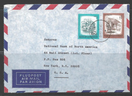 1979 Wein (29-9) Bank Cover To New York - Briefe U. Dokumente