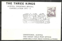 1976 Christmas Cancel - Lettres & Documents