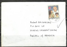 1996  7-shilling Gmeiner On Cover To Armenia - Briefe U. Dokumente