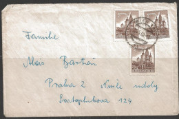 1962  Three 1S Mariazell Church Stamps On Wein Cover - Lettres & Documents