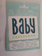 CADEAU   GIFT CARD  /  BABY CADEAUBON / BOY  / CARD ON BLISTER - /  CARD   / NOT LOADED MINT CARD ** 16677 ** - Tarjetas De Regalo