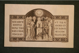 Image Religieuse Marie Apôtres Et Esprit Saint Maredret 147 - Andachtsbilder