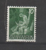 Liechtenstein 1951 Sharpening Of The Scythe 10 R ° Used - Gebruikt