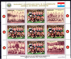 Paraguay 1986, Football World Cup In Mexico, Paraguay Team - 1970 – Mexico