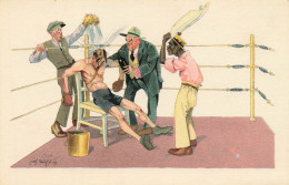 Boxe Illustration Humour - Boxing
